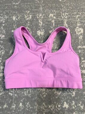 Acta Light Purple Racerback V-Notch Sports Bra - Unbranded